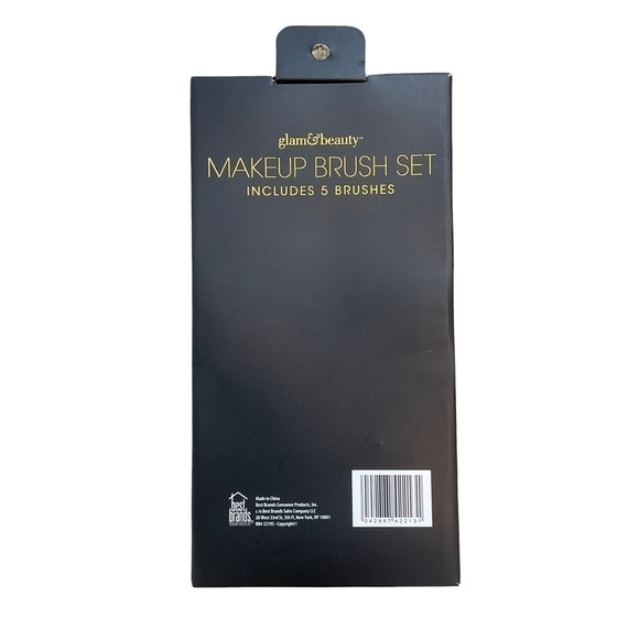 🎉 Glam & Beauty 5 Piece Make Up Brush Set - Picture 2 of 3
